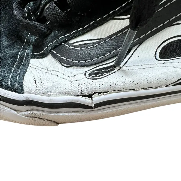 Vans Old Skool Flame Women’s sneakers in black/white - Size 8 - Image 6