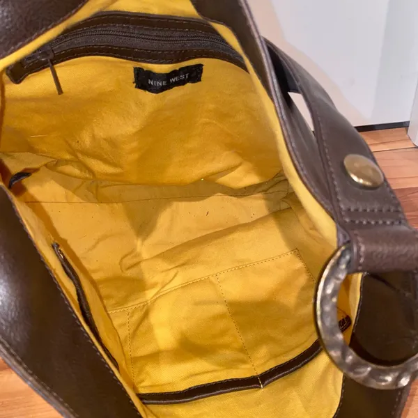 Nine West Faux Leather Hobo Bag - Image 3