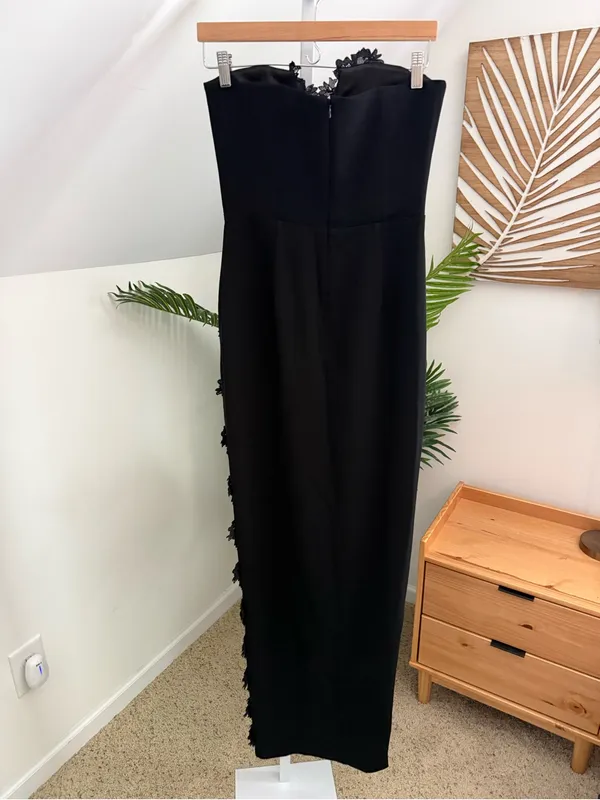 Sau Lee Florence Dress in Black Size 4 SAULEE $650 - Image 7