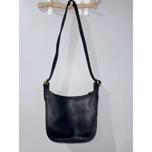 Coach Janice Legacy 9950 Crossbody Bag‎ Vintage Black Leather MINT COND V - Image 2