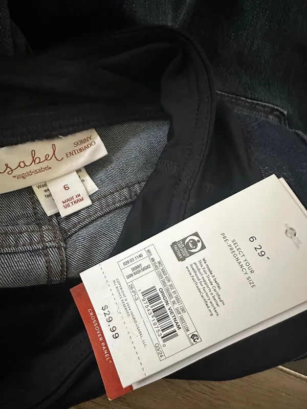 Over The Belly Skinny Maternity Jeans - Isabel Maternity byIngrid super stretch - Image 11
