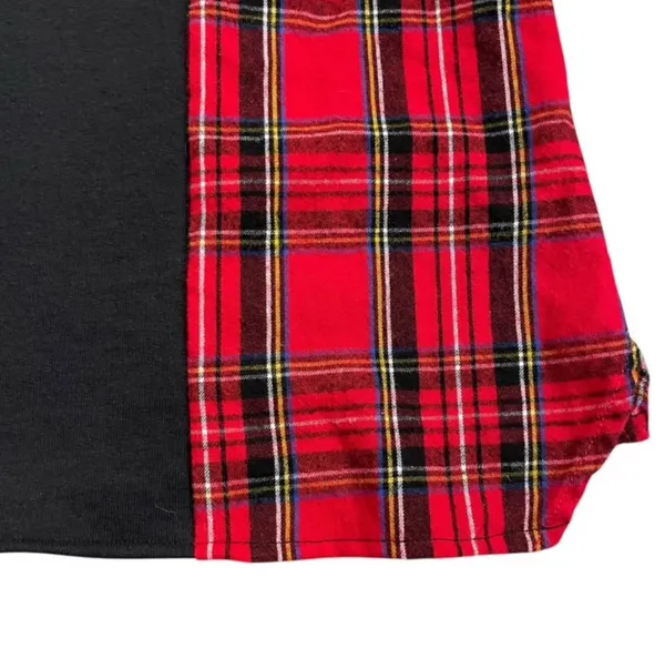 Unique Chiefs Flannel Sleeve Remade Shirt Size M ooak - Image 3