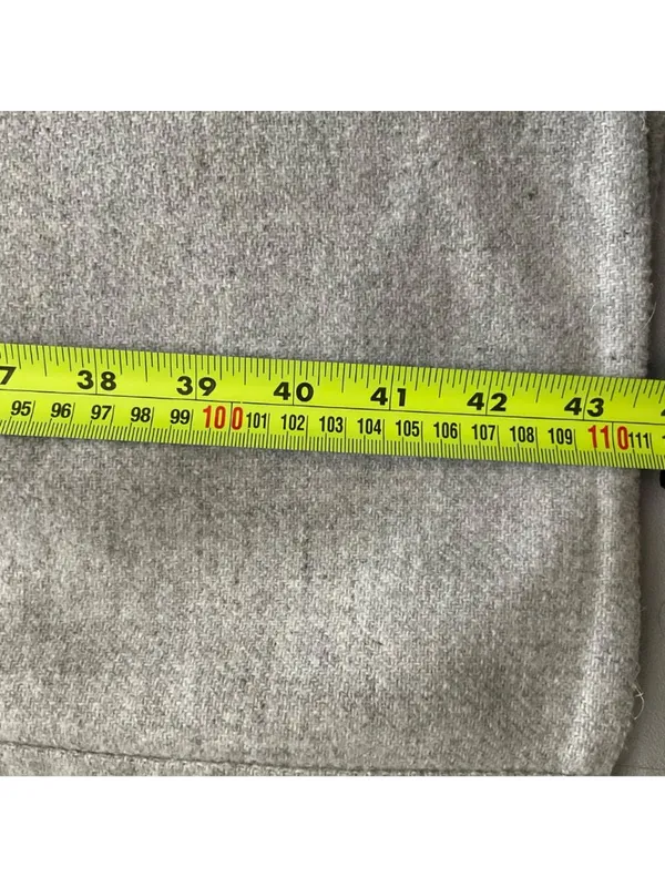Sezane Jim wool grey long coat SZ38 US 6 OVERSIZE bust 42 - Image 7