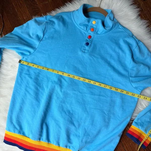 ALDI Blue pop over top Quarter Button Size L - Image 6