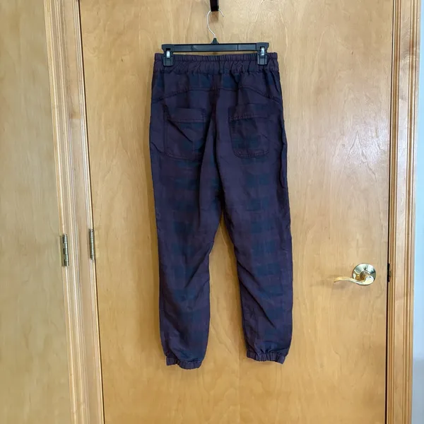 Anthropologie Jacquie Plum Button‎ Fly Jogger Pants Size XS - Image 4