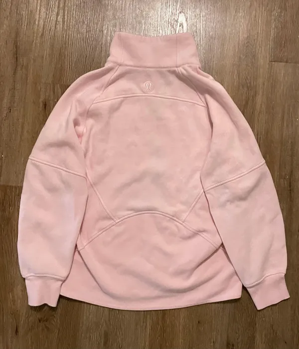 Lululemon Strawberry Milkshake Scuba Oversized Funnel Neck Full Zip - Image 2