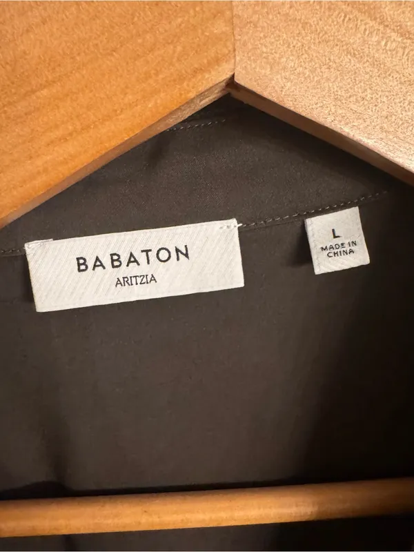 BABATON Hyde Wrap-Front Satin Mini Dress‎ - Image 6