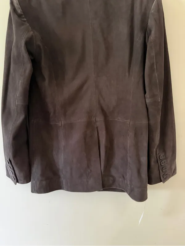 Reformation Veda Leon Oversized Brown Suede Blazer NWT sz XS Ret $548 - Image 8