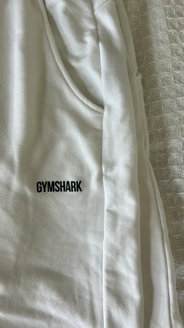 Gymshark White Joggers Pippa Training - Image 5