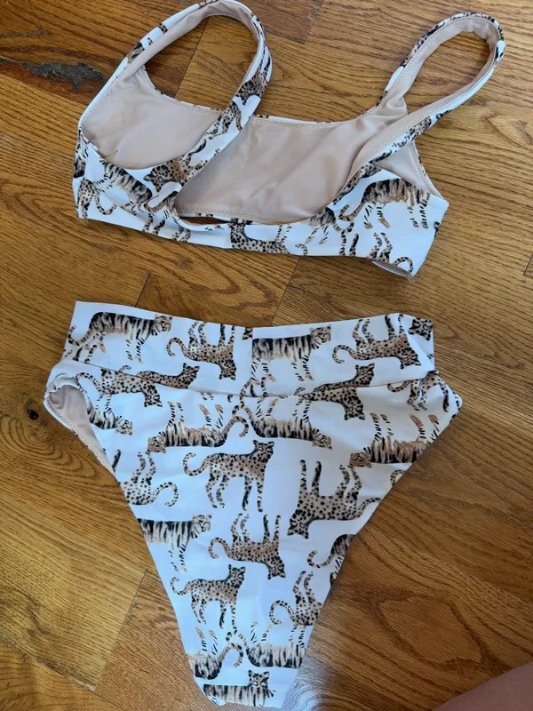 Aerie cheetah swim suit - Image 2