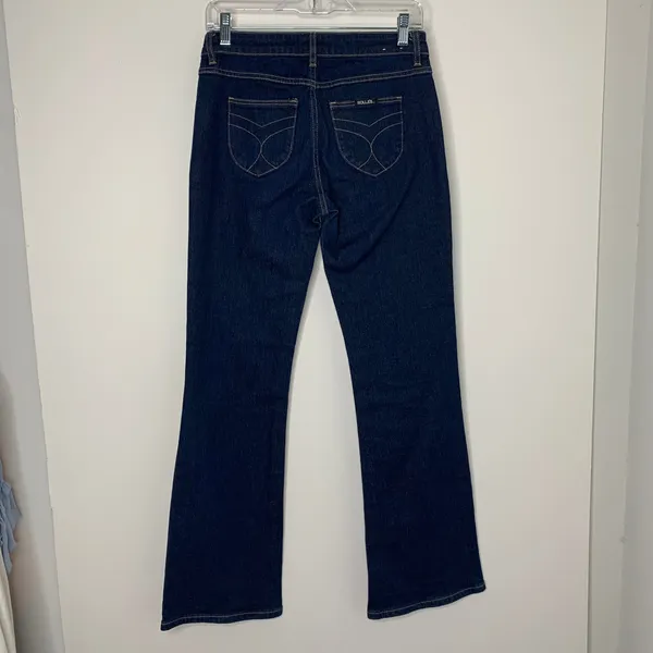 Rollas Dallas Low Bootcut Slim Boot Womens Size 25 Blue - Image 4