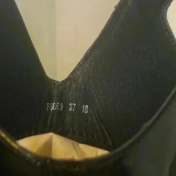 Western cowboy boots. Black Size 8 - Image 8