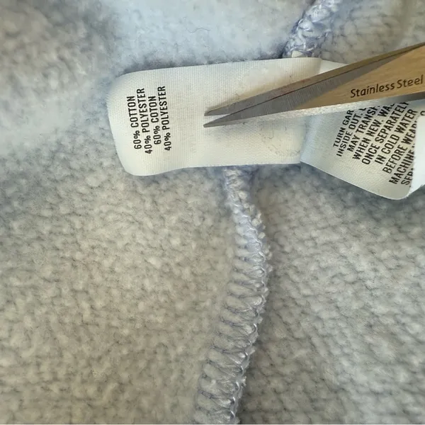 Aerie Fleece of‎ Mind Cropped Polo Sweatshirt Size Medium - Image 6