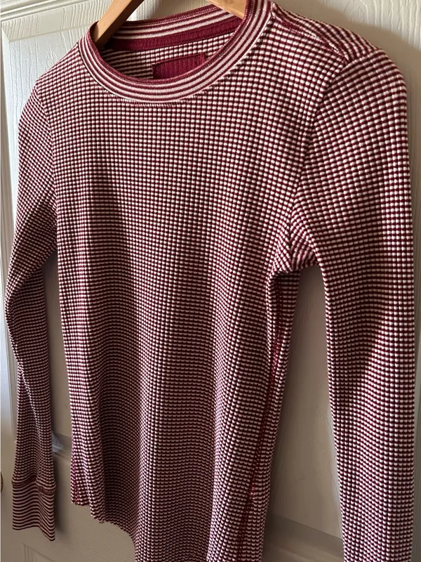 Aerie Essentials Thermal Long Sleeve Indie Sleaze Grunge Top Sz S Fairy Hipster - Image 5