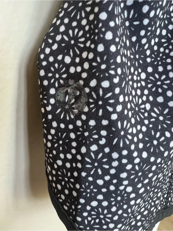 LULULEMON Run Times Shorts Miss Mosaic Black Size 6 - Image 7