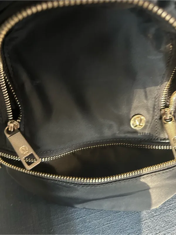 Lululemon City Adventurer Backpack Micro 3L in Black with Gold hardware. - Image 8