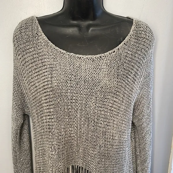 Abercrombie and Fitch knit gray sweater size XS - Image 2