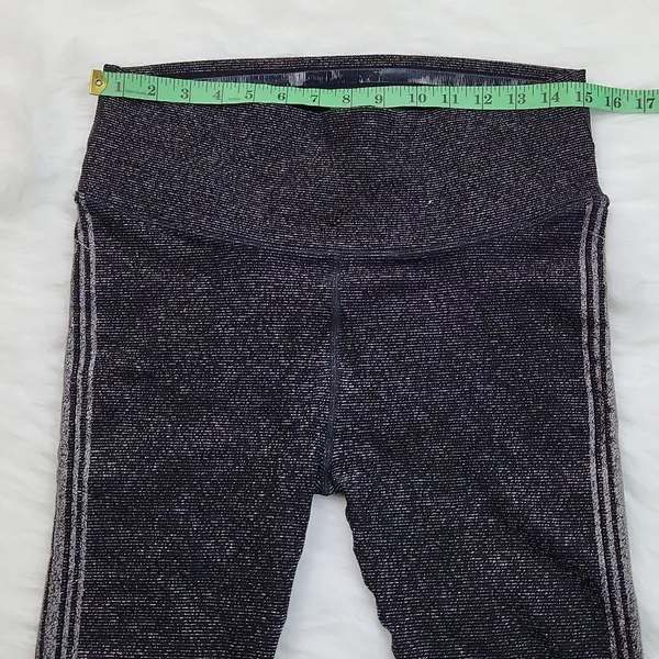 Good American -129 Seamless Leggings High Rise Sparkle Tinsel Black 4‎ - XL - Image 6