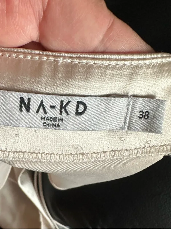 Na-Kd Satin Singlet Tank Crop Minimalist Neutral Top 38 - Image 4