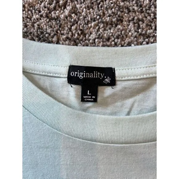 Orginality Dry Goods light green t shirt size‎ large - Image 3