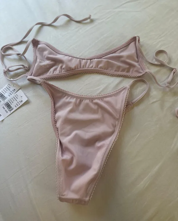 PacSun Eco Purple Daisy Tank Bikini Top & bottom set XS/S - Image 7