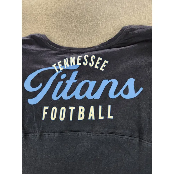 NWT Tennessee Titans Lightweight‎ Lace-Up Long Sleeve Shirt Football Navy sz XL - Image 7