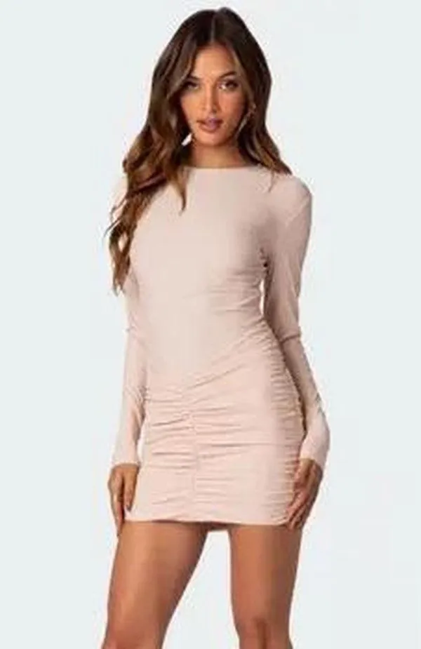 Edikted Pink Dress - Image 4