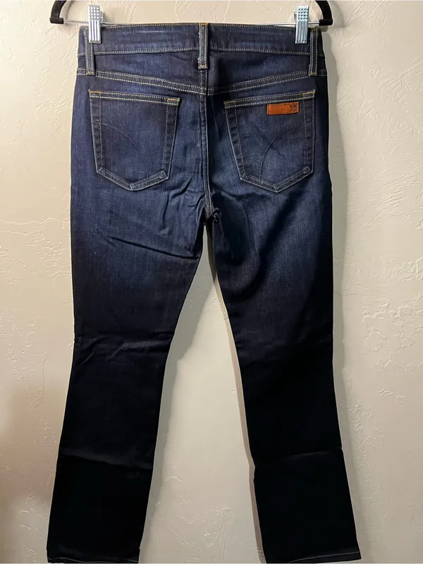 Joe’s Jeans Starlet Slim Mini Bootcut Victoria Wash Dark Denim Jeans - Image 7