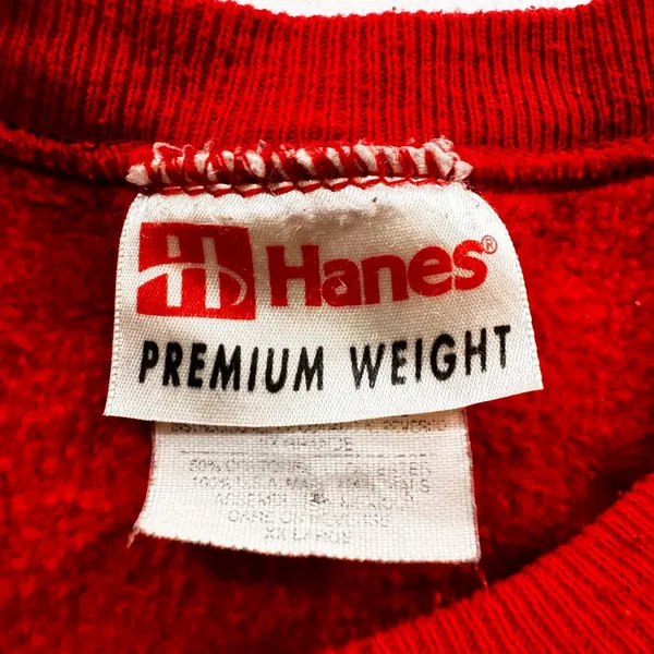 VTG Red Teddy Bear urgly Christmas Sweatshirt XXL Premium Weight holiday‎ unisex - Image 2