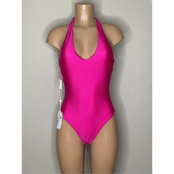New. Trina Turk plunge reversible swimsuit. 14. Retails $172 - Image 8