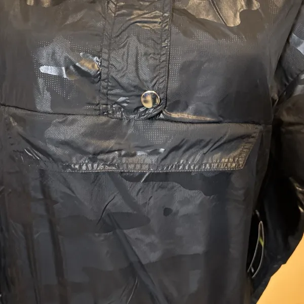 TLF Privy Anorak Jacket Womens XS Black Camo Hooded Lightweight Pullover NWT‎ - Image 5