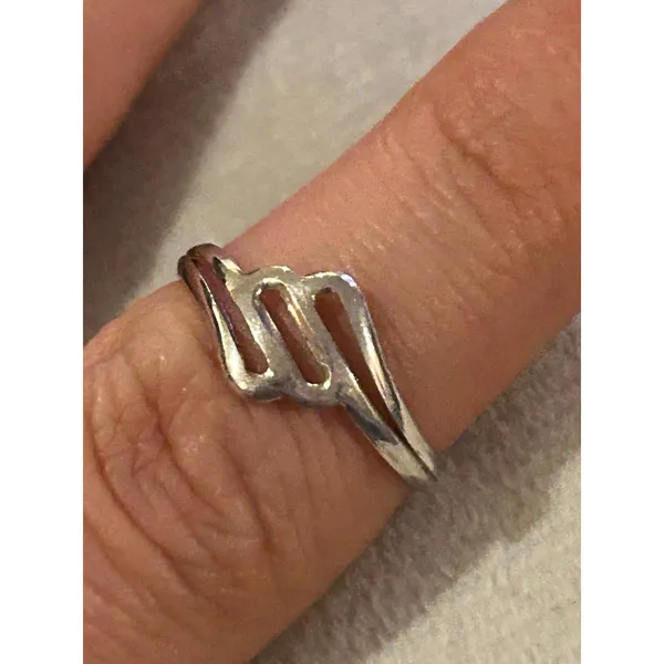 Ring band 925 sterling silver unique rare size 6.25 - Image 4