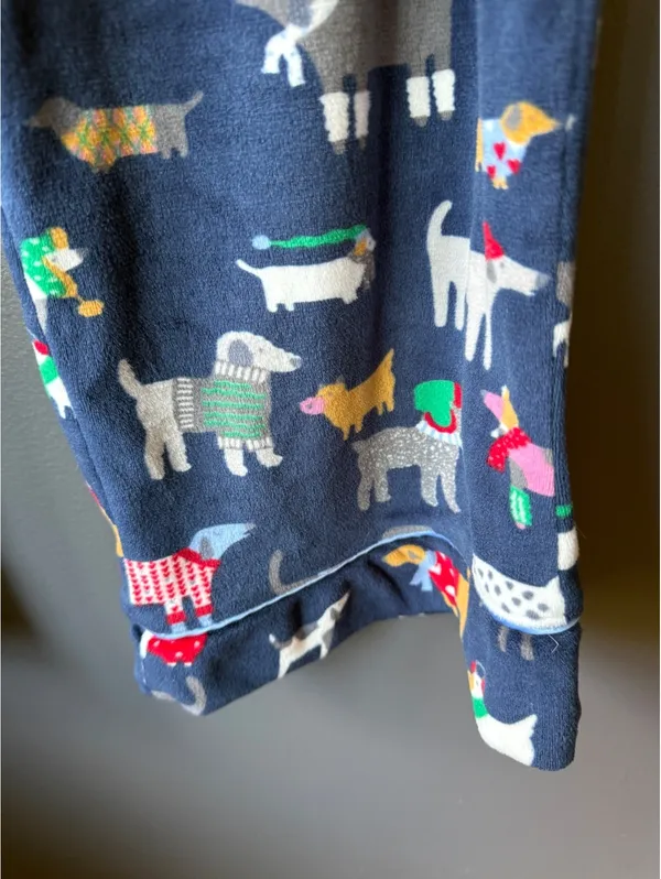 Secret Treasures Blue Dog Print Lounge Pants Size 4-6 - Image 4