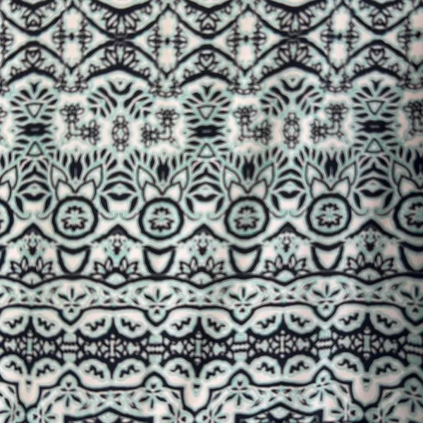The Limited Teal Navy Medallion Print Sleeveless Elastic Waist‎ Shift Dress L - Image 2