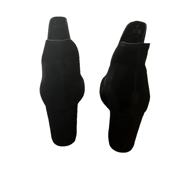 Michael Shannon Women’s Suede Ankle Boots 11 Leather Black‎ - Image 4