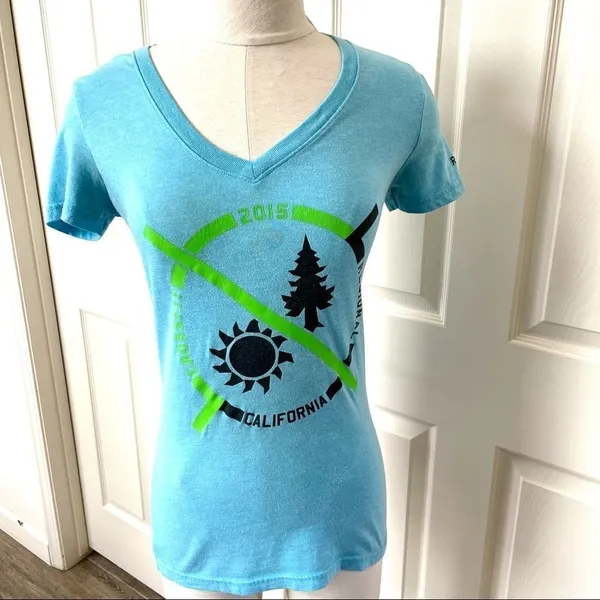Reebok CrossFit games turquoise short sleeve T - Image 2