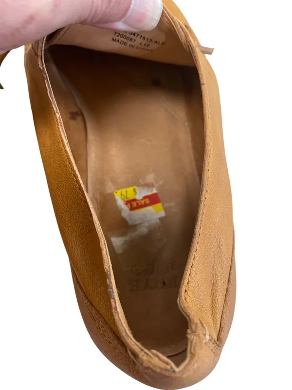 Frye & Co Womens Brown Leather Lace-Up Oxford Flat Shoes Size 10M SKU 8400 - Image 12