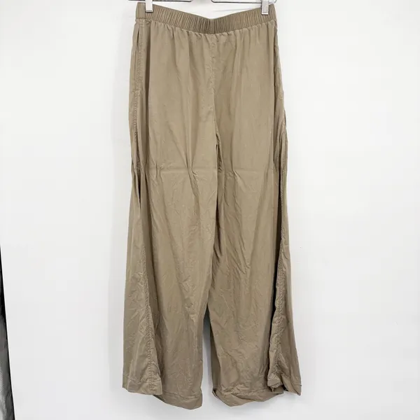Wilfred Aritzia Womens Tasmin Sundried Olive Wide Leg Lyocell Relaxed Pants S - Image 8
