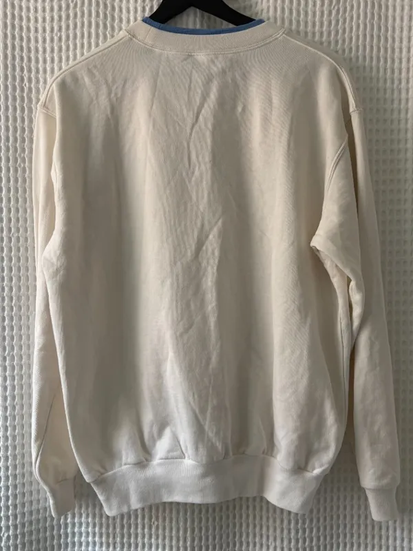 Morning Sun birds bunny rabbit soft crewneck cotton blend sweatshirt women's L - Image 2