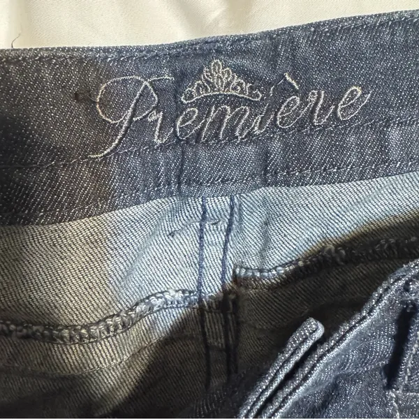 Rue 21 premier denim ladies dark bootcut jeans size 3 Y2K‎ rodeo , western - Image 10