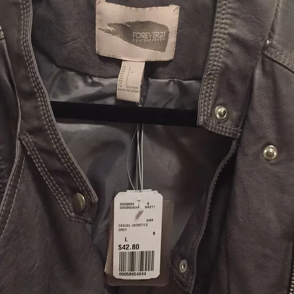 NWT Forever 21 faux leather jacket. - Image 2