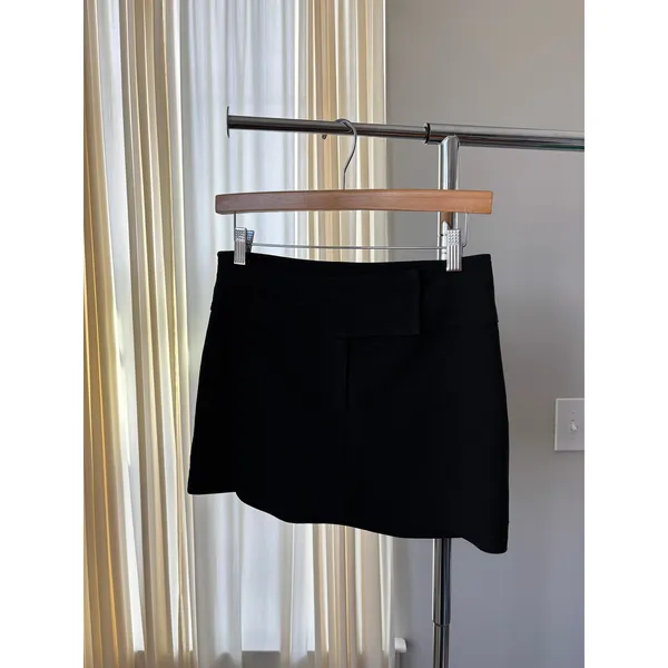 Vintage 90s Charlotte Russe Y2K Mini Skirt Large Office Siren Low Rise Boho Glam - Image 14