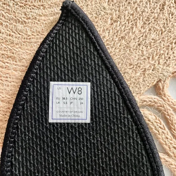 Rothy's The Point Toe Flats in Black Honeycomb Knit Size 8 - Image 12