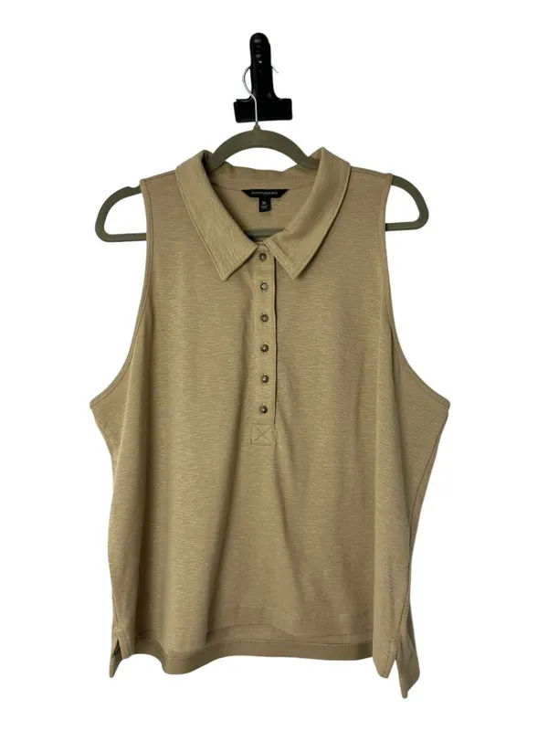 Banana Republic Women’s XL Cotton Stretch Sleeveless Polo Boxy Top Used - Image 13