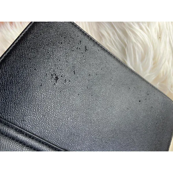 Badgley Mischka Black Leather Studded Satchel - Image 7