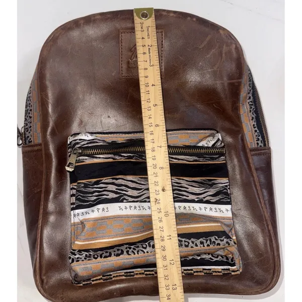 Aztec‎ cowhide leather Backpack - Image 7