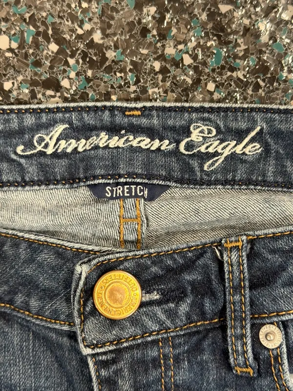 American Eagle Stretch Skinny Women’s Size 8 Blue Jeans - Image 4