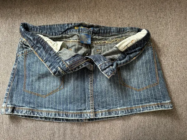 Mini Denim Skirt - Image 2