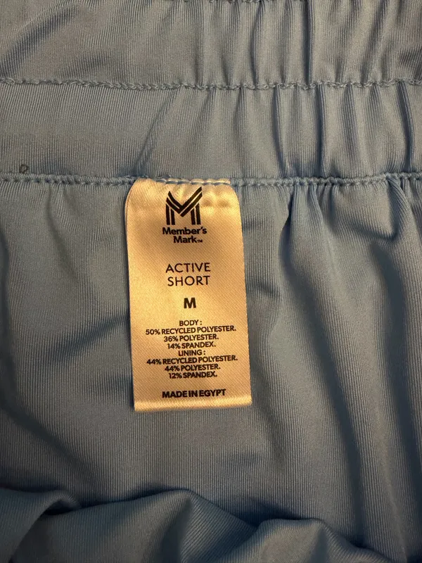 Members Mark Carolina Blue Athletic Shorts - Image 2