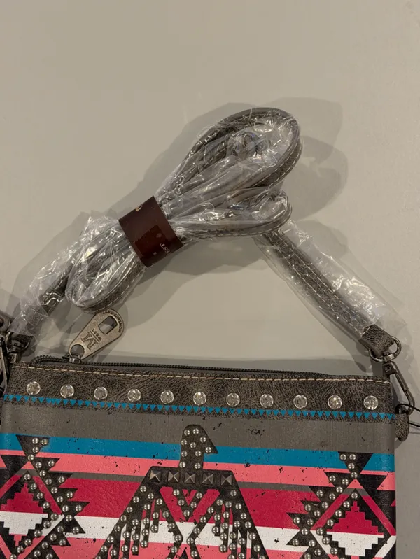 Montana West Aztec Collection Crossbody Clutch - Image 5